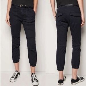 Nili Lotan Women’s Cropped Military Pant in Black‎ Size 0